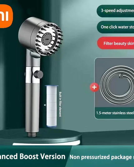 XIAOMI 3 Modes Shower Head High Pressure Showerhead Portable Filter Rainfall Faucet Tap Bathroom Bath Home Innovative Accessory