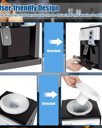 5 Gallon Hot and Cold Water Dispenser, Countertop Water Dispenser, Top Loading Hot & Cold Water Cooler Dispenser with 3 Temperature Settings, for Office, in The Desk Bedside Cabinet, Tea Table, Bar