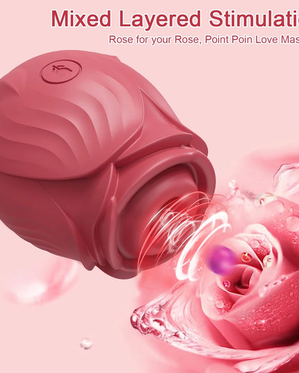 Rose Toys Sucking Vibrator Adult Sex Toys for Women Couples, Purple