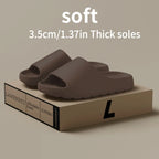 Coconut Slippers Cloud Thick-soled Sandals Summer Fashion Soft Bottom Beach Men Slippers Women's Sandals EVA Slides