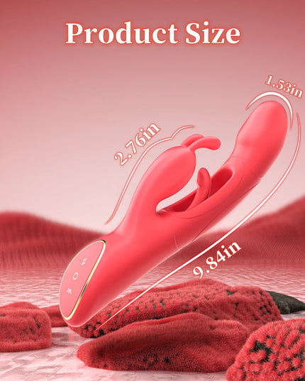 Female Sex Toys Thrusting Rabbit Vibrator for Women with 7 Powerful Vibrations & 4 Flapping Modes, Waterproof Adult Toy