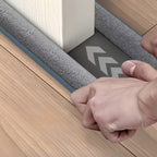 High Resistance Rubber and Fabric Soundproof Draft Stopper - 1 Under Door Energy Saving Waterproof Seal Strip, 36.61 Inch - for Bedroom Doors, Under Door Mount