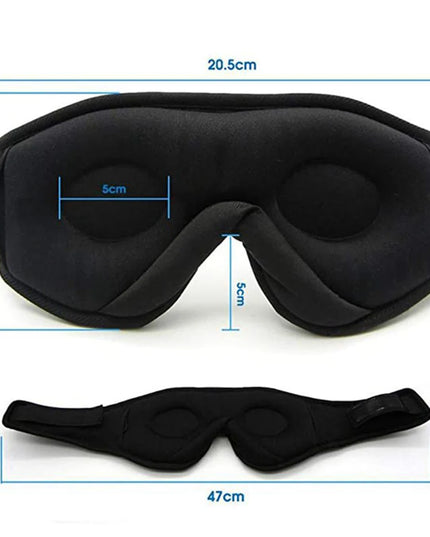 Mask For Sleep Headphones Bluetooth 3D Eye Mask Music Play Sleeping Headphones with Built-in HD Speaker