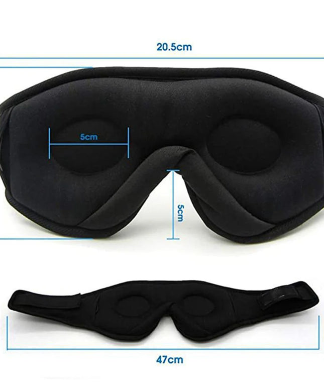Mask For Sleep Headphones Bluetooth 3D Eye Mask Music Play Sleeping Headphones with Built-in HD Speaker