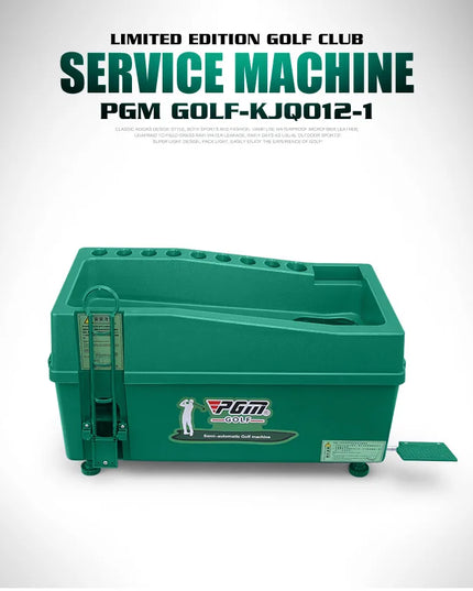 PGM Semi-automatic Golf Ball Machine ABS Material Automatic Golf Ball Dispenser Golf Clubs Holder Golf Training Service Machine