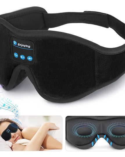 Mask For Sleep Headphones Bluetooth 3D Eye Mask Music Play Sleeping Headphones with Built-in HD Speaker