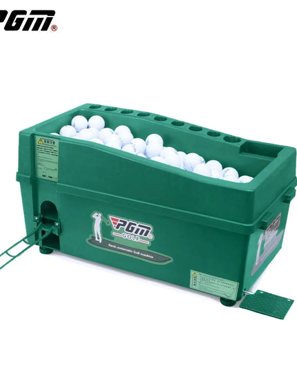 PGM Semi-automatic Golf Ball Machine ABS Material Automatic Golf Ball Dispenser Golf Clubs Holder Golf Training Service Machine