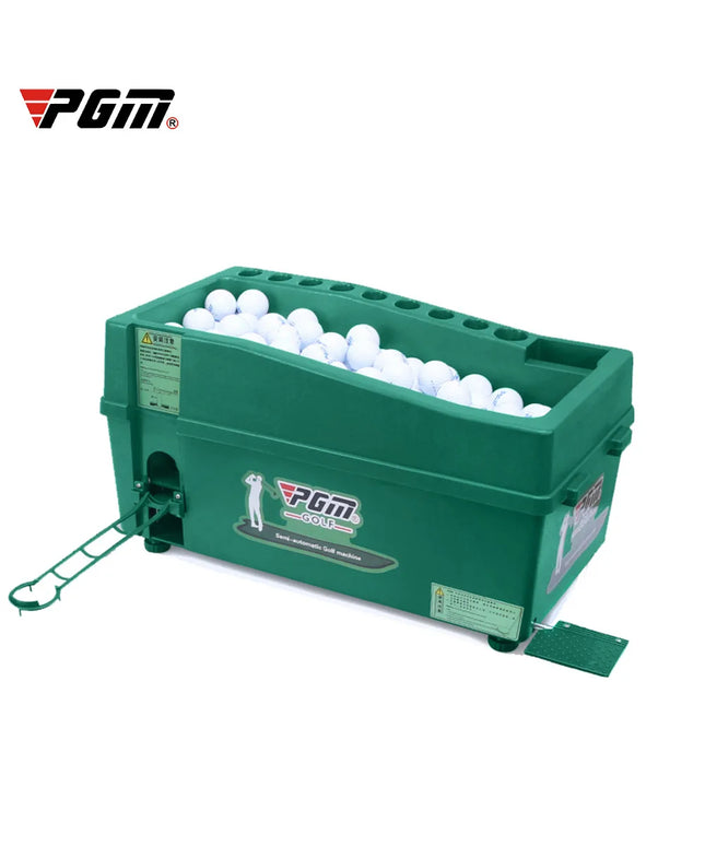 PGM Semi-automatic Golf Ball Machine ABS Material Automatic Golf Ball Dispenser Golf Clubs Holder Golf Training Service Machine