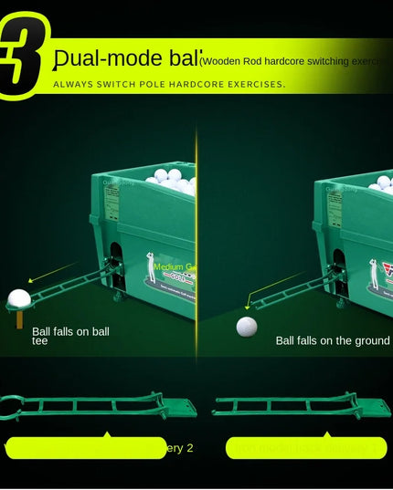 PGM Semi-automatic Golf Ball Machine ABS Material Automatic Golf Ball Dispenser Golf Clubs Holder Golf Training Service Machine