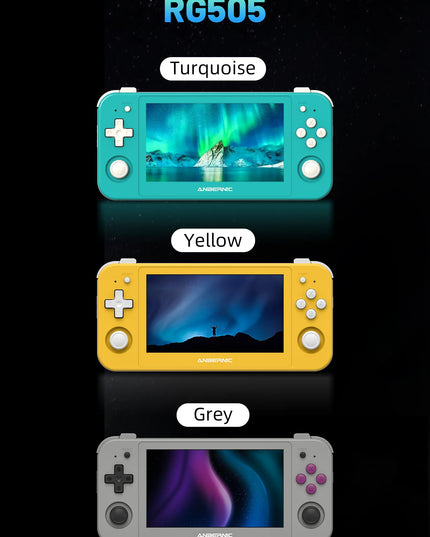 ANBERNIC RG505 Handheld Game Console 4.95″ OLED Touch Screen Android 12 OS Portable Video Game Console Hall Joyctick OTA Update