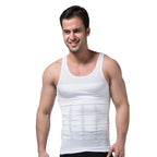 Mens Slimming Body Shaper Shapewear Abdomen Compression Shirt to Hide Gynecomastia Moobs Workout Tank Tops Undershirts