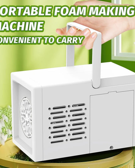 10 hole fully automatic bubble blowing handheld electric bubble machine toy outdoor birthday without battery and bubble water