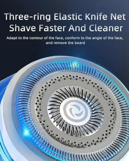 Mini Electric Razor Wet and Dry Washable Razor Fast Charging Digital Display Portable Electric Shaver 1 Hour Charge Time Upgrade