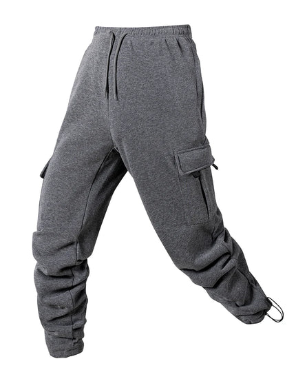 Men's Joggers Pants Loose Drawstring Long Pants Men Multi-pocket Sweatpants Casual Cargo Trousers For Men Fitness