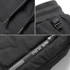 Down Pants Casual Men Pants Thickened Fleece Pants Loose Sportswear Winter Warm Clothes Men Casual Clothes