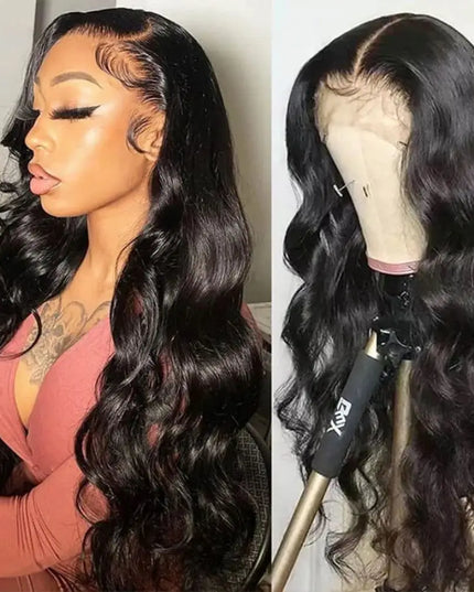 13x6 13x4 Body Wave Lace Front Wigs Human Hair PrePlucked Transparent Lace Frontal Wigs Human Hair Wigs With Baby Hair For Women