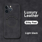 For Magsafe Luxury Leather Shockproof Phone Cases For iPhone 16 15 14 13 12 11 Pro Max 16 Plus Magnetic Wireless Charging Cover