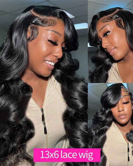 250 Density 30 40 Inch 13x6 Transparent HD Lace Frontal Body Wave Wigs Human Hair Remy 13x4 Lace Front Wig For Black Women
