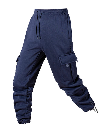 Men's Joggers Pants Loose Drawstring Long Pants Men Multi-pocket Sweatpants Casual Cargo Trousers For Men Fitness
