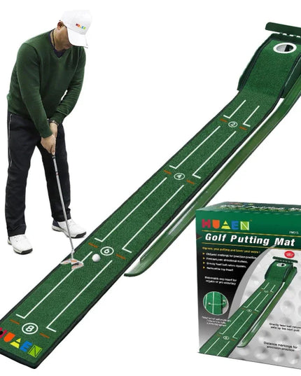 Mini Golf Green Putter Mat Portable Indoor and Outdoor Golf Practitioner PM015