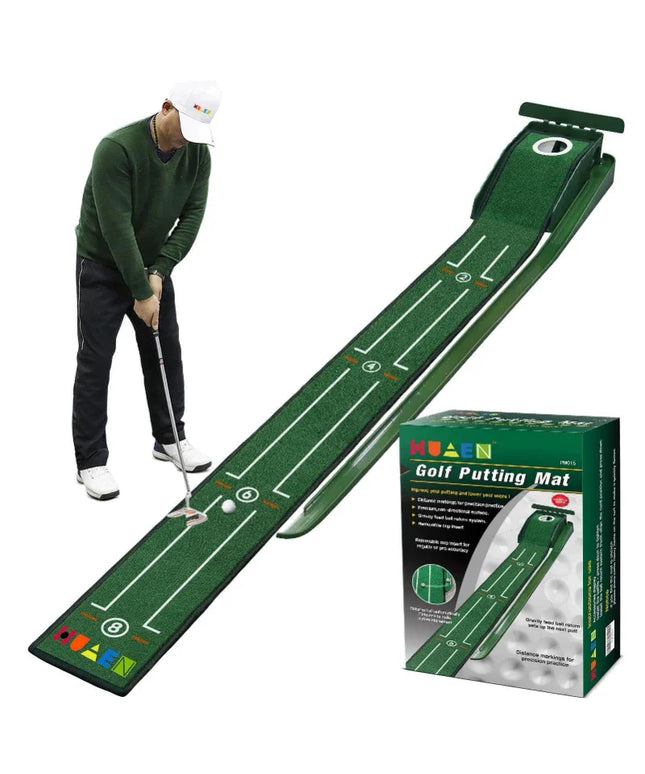Mini Golf Green Putter Mat Portable Indoor and Outdoor Golf Practitioner PM015