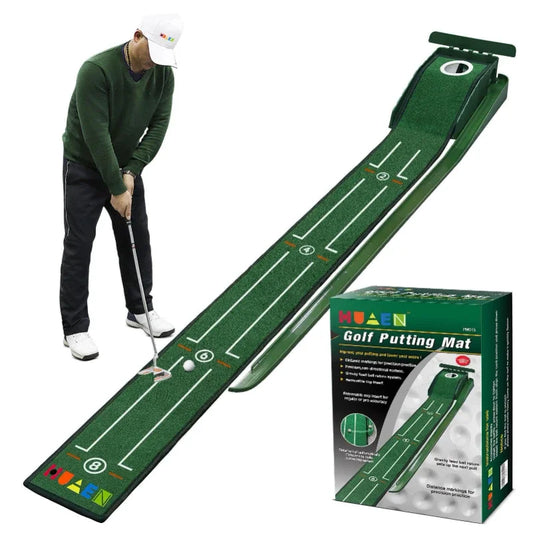 Mini Golf Green Putter Mat Portable Indoor and Outdoor Golf Practitioner PM015