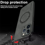 For Magsafe Luxury Leather Shockproof Phone Cases For iPhone 16 15 14 13 12 11 Pro Max 16 Plus Magnetic Wireless Charging Cover