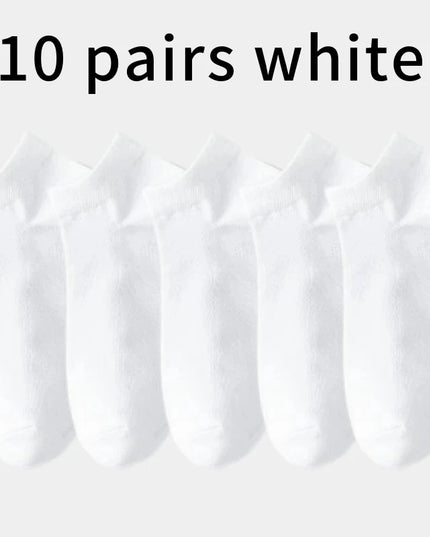 5Pairs Breathable Cotton Sports Stockings Men Bamboo Fiber Autumn and Winter Men Socks Sweat Absorption Deodorant Business Sox