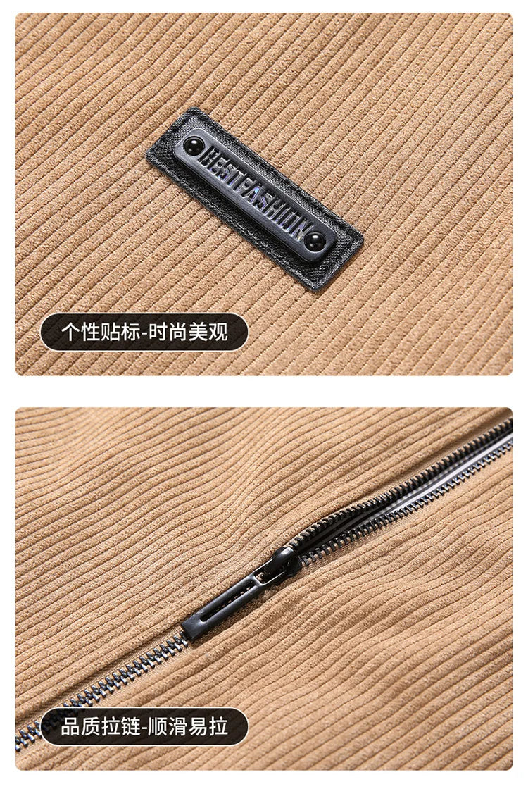 Winter Jacket Men's Thermal Jacket Men's Cold-proof Clothes Casual Outdoor Fattening Large Size Tooling Top Men's New Models