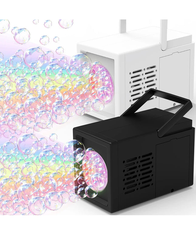 10 hole fully automatic bubble blowing handheld electric bubble machine toy outdoor birthday without battery and bubble water