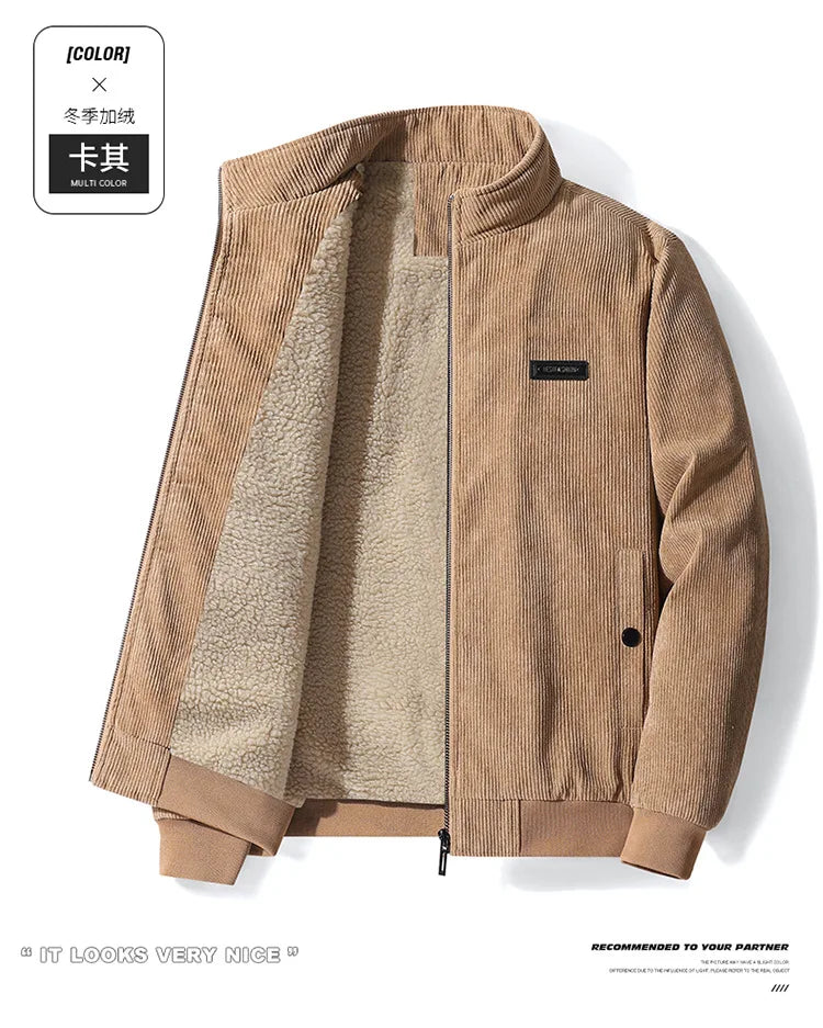 Winter Jacket Men's Thermal Jacket Men's Cold-proof Clothes Casual Outdoor Fattening Large Size Tooling Top Men's New Models