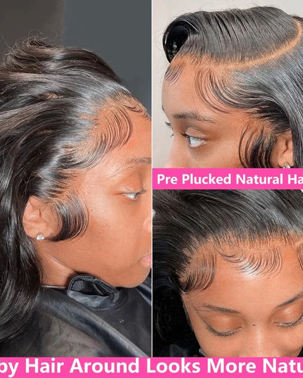 Transparent Lace Frontal Wig Body Wave Wigs Human Hair