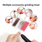 YIKOOLIN Electric Nail Drill Machine Nail File Drill Set Kit for Acrylic Nails Gel Nail Nail Art Polisher Sets Home Use