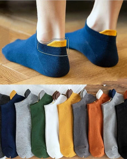 5Pairs Breathable Cotton Sports Stockings Men Bamboo Fiber Autumn and Winter Men Socks Sweat Absorption Deodorant Business Sox