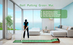 Golf Putting Set Putting Green Indoor Newly Office Golf Practice Putting Mat With Automatic Ball Return Track For Mini Games