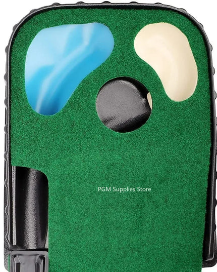 PGM Golf Indoor Putting Mat Putter Trainer Green Carpet Practice Set Ball Return Mats