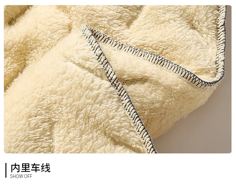 Winter Down Cotton Pants Men's Outdoor Plush Thick Velvet Warm Sports Pants Lambswol Casual Waterproof Windproof Ski Pants 7XL