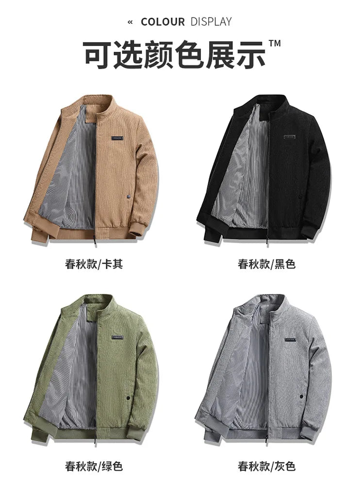 Winter Jacket Men's Thermal Jacket Men's Cold-proof Clothes Casual Outdoor Fattening Large Size Tooling Top Men's New Models