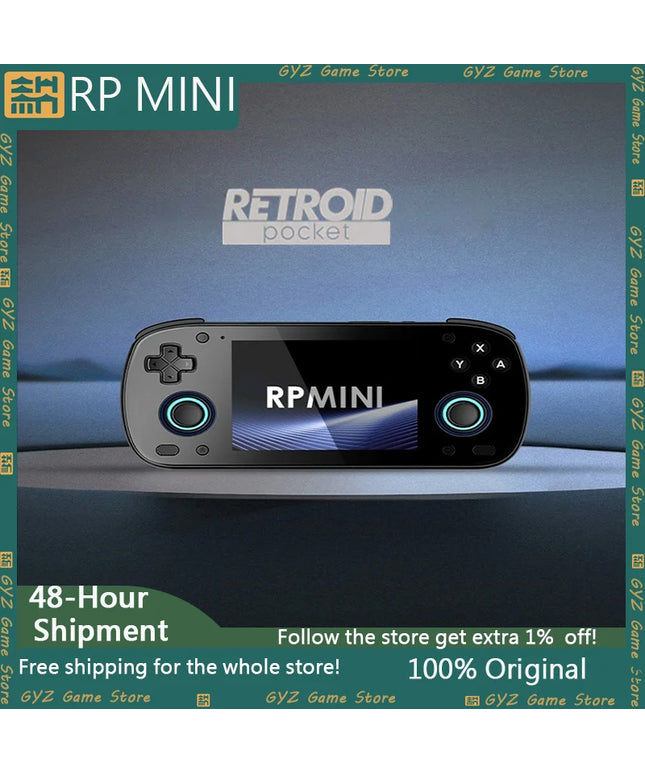 In Stock Retroid Pocket MINI SD865 6+128G RPMINI 3.7 Inch OLED HD Screen Android Portable Pocket Handheld Gaming Console Custom