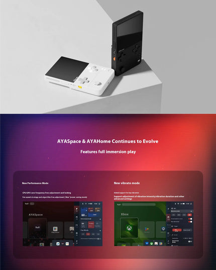 AYANEO Pocket DMG Game Console 3.92Inch OLED 1240*1080 Resolution Screen 6000mAh Gyroscope Custom Handheld Game Consoles Gifts