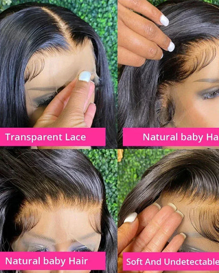 250 Density 30 40 Inch 13x6 Transparent HD Lace Frontal Body Wave Wigs Human Hair Remy 13x4 Lace Front Wig For Black Women