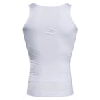 Mens Slimming Body Shaper Shapewear Abdomen Compression Shirt to Hide Gynecomastia Moobs Workout Tank Tops Undershirts