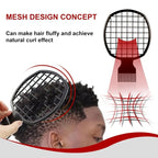 4Pcs Hair Curly Sponge Gloves Magic Curly Barber Curling Twist Sponge Gloves Brush Hair Brush Sponges for Black Men