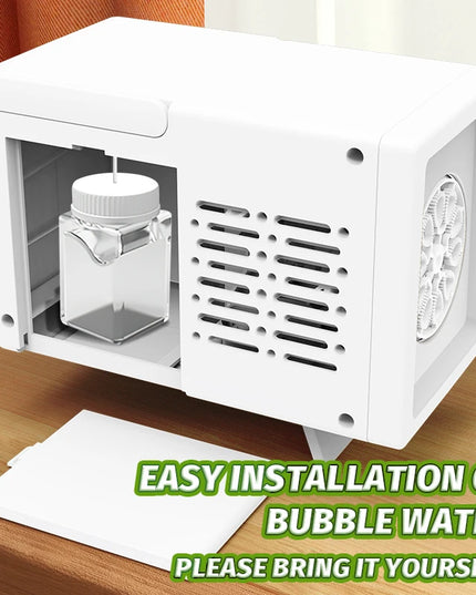 10 hole fully automatic bubble blowing handheld electric bubble machine toy outdoor birthday without battery and bubble water