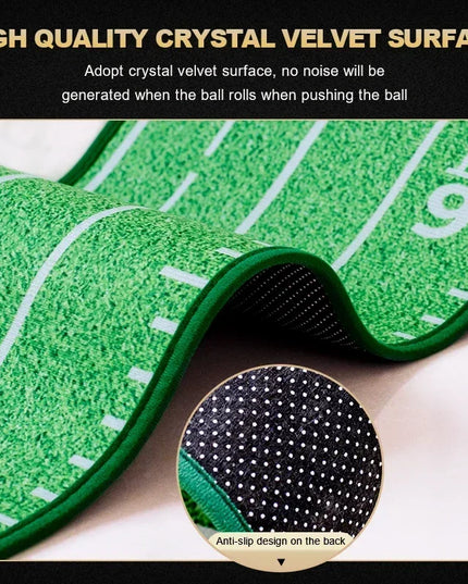 Golf Putting Set Putting Green Indoor Newly Office Golf Practice Putting Mat With Automatic Ball Return Track For Mini Games