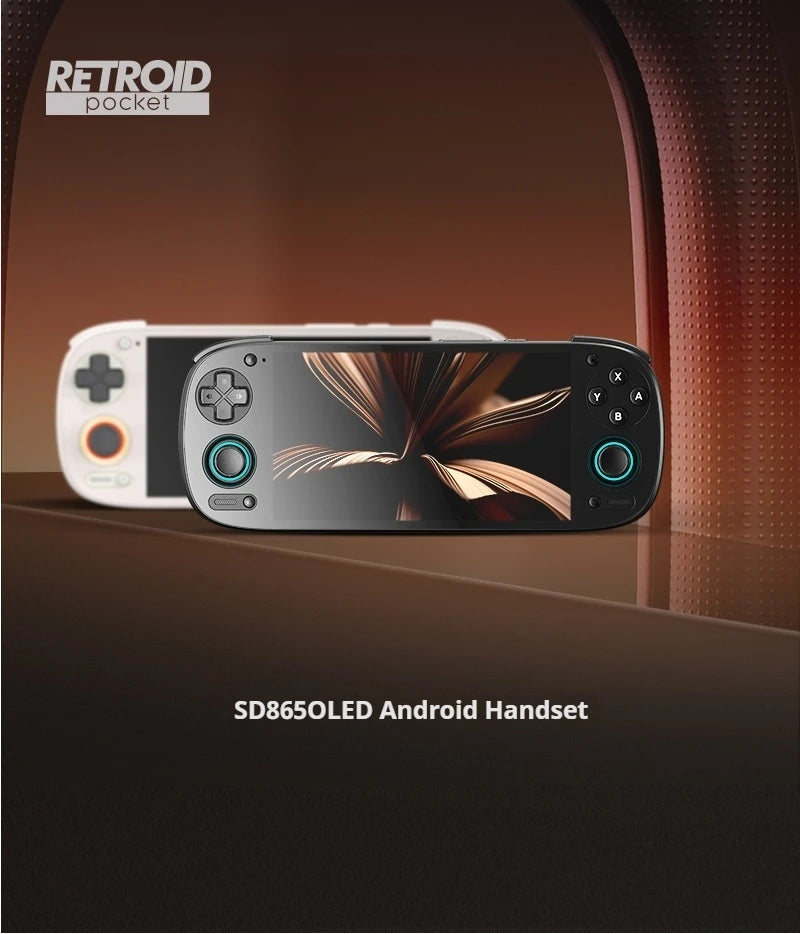 In Stock Retroid Pocket 5 SD865 8+128G RP5 5.5 Inch OLED HD Screen Bluetooth 5.1 Android Pocket Handheld Gaming Console Custom