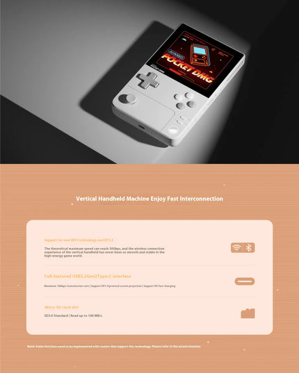 AYANEO Pocket DMG Game Console 3.92Inch OLED 1240*1080 Resolution Screen 6000mAh Gyroscope Custom Handheld Game Consoles Gifts