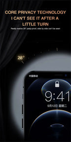 Anti-Spy Glass For iPhone 16 15 14 13 Pro Max Privacy Screen Protectors & Camera Protection Film For iPhone15 12 11 Pro mica