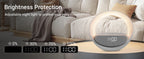 Colsur 15W Wireless Charger Bluetooth Speaker Alarm Clock, Sunrise Simulation Adjustable LED Night Light Alarm Clock Function