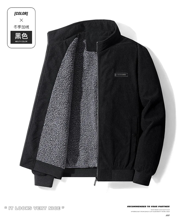 Winter Jacket Men's Thermal Jacket Men's Cold-proof Clothes Casual Outdoor Fattening Large Size Tooling Top Men's New Models